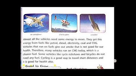 Class - 2 : EVS : Chapter-9 : Travel and communication