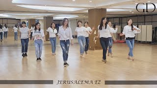 Video thumbnail of "JERUSALEMA EZ - LINE DANCE (Colin Ghys & Alison Johnstone)"