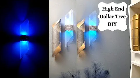 Chopping Mats DIY / Dollar Tree DIY Glam Wall Lighting Idea