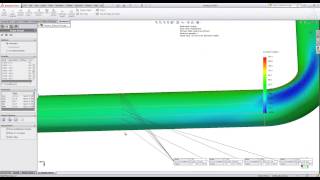 Pipe stress analysis in SolidWorks Simulation