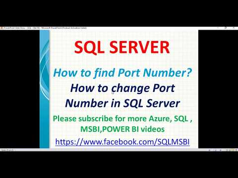 find sql port number | sql port issues | change port of sql server | dynamic port in sql
