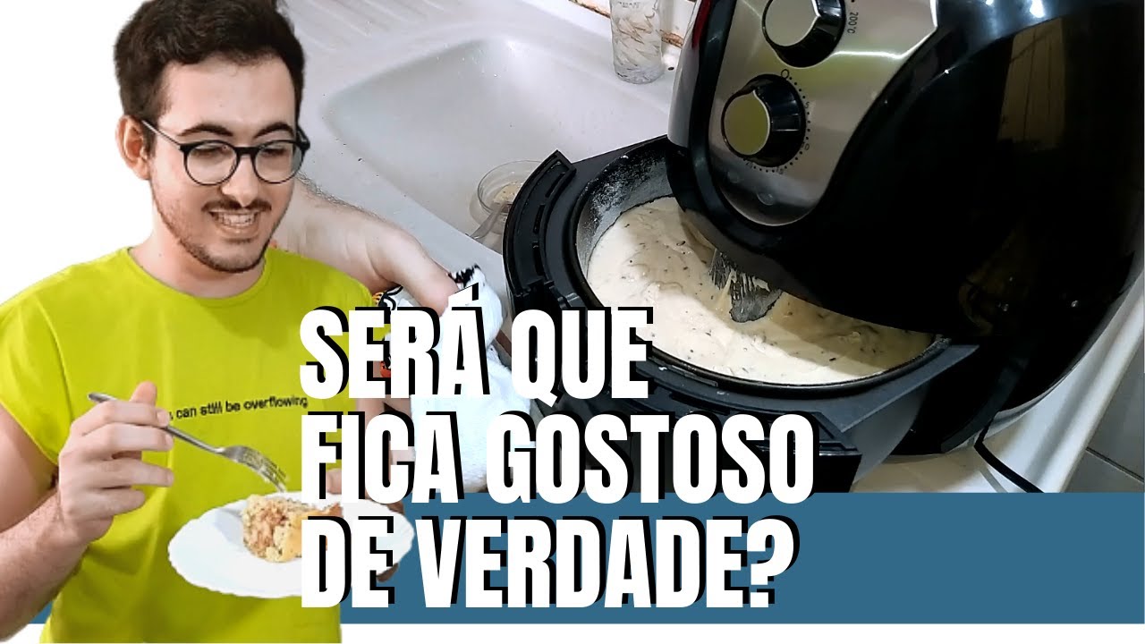 Receita De Bolo Na Airfryer Super Fofinho, Pilotando Fogão, Receita