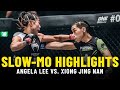 Angela Lee vs. Xiong Jing Nan 2 | Slow-Mo Fight Highlights