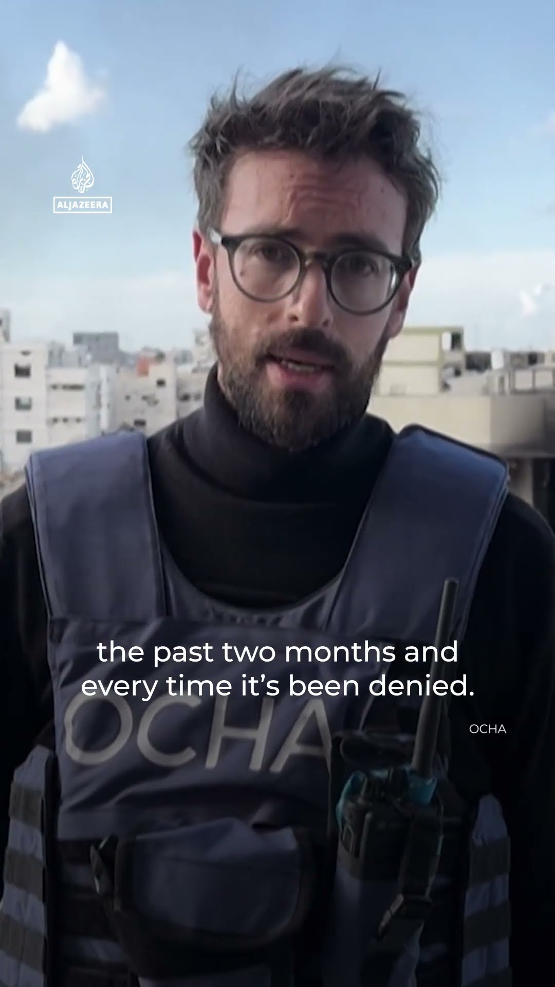 UN team witnesses the devastation of north Gaza | AJ #shorts