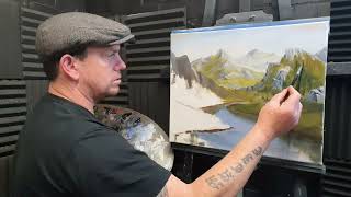 Perfect Landscape oil painting Watch This wetonwet  landscapepainting