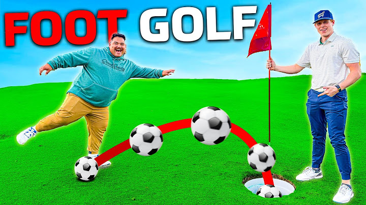 Žaidėme golfą su futbolo kamuoliu ir XL skylutėmis