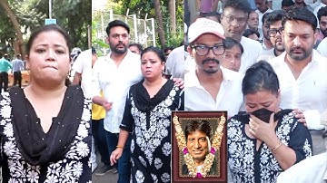 Bharti Singh, Kapil Sharma Crying and Remembering Raju Shrivastav on his Prayermeet