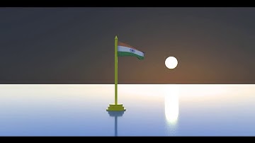 INDIAN Flag  Ncloth in maya