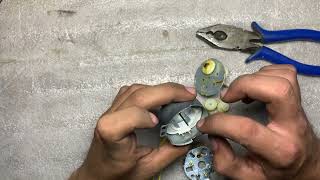 What inside of the synchronous motor 4w 5/6 rpm #like #share #subscribe