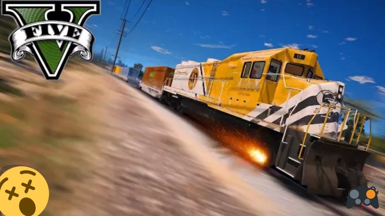 GTA 5 Unstoppable Train in Grand Theft Auto Game YouTube