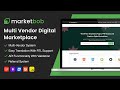 Marketbob 2024 Multi Vendor Digital Marketplace Digital Product selling website php script download