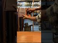 Premium Leather Passport Holder