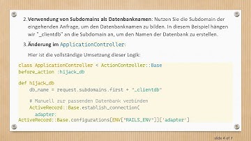 Effektive Strategien für Per-User Datenbankverbindungen in Rails