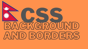CSS Basics in Nepali - CSS background image - CSS Border
