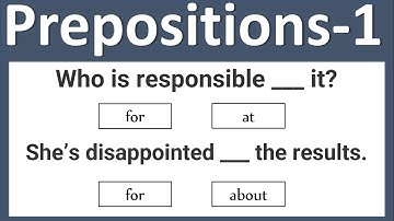 Prepositions Quiz #1 | Grammar Test