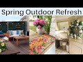 SPRING OUTDOOR DECORATE WITH ME | Spring Outdoor Refresh 2023 🌸