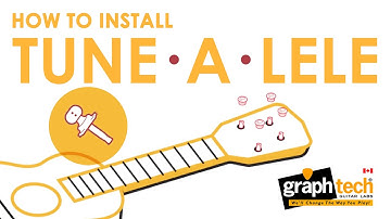 How To Install Tune-a-lele Tuners on your Ukulele