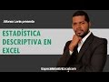 Estadística Descriptiva en Excel