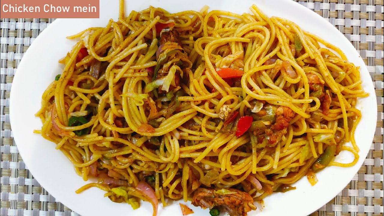 Chicken And Vegetable Chow Mein Recipe By Tayyaba Food Stories - YouTube