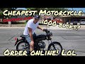 I bought the cheapest motorcycle you can order online 2022 and it rocks