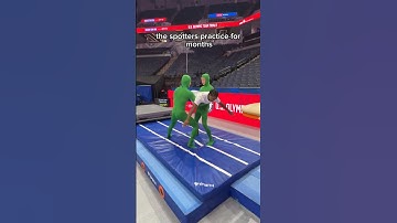 Gymnastics is fake confirmed 🤯 #gymnastics #gymnast #sports #simonebiles #olympics #fail #satire