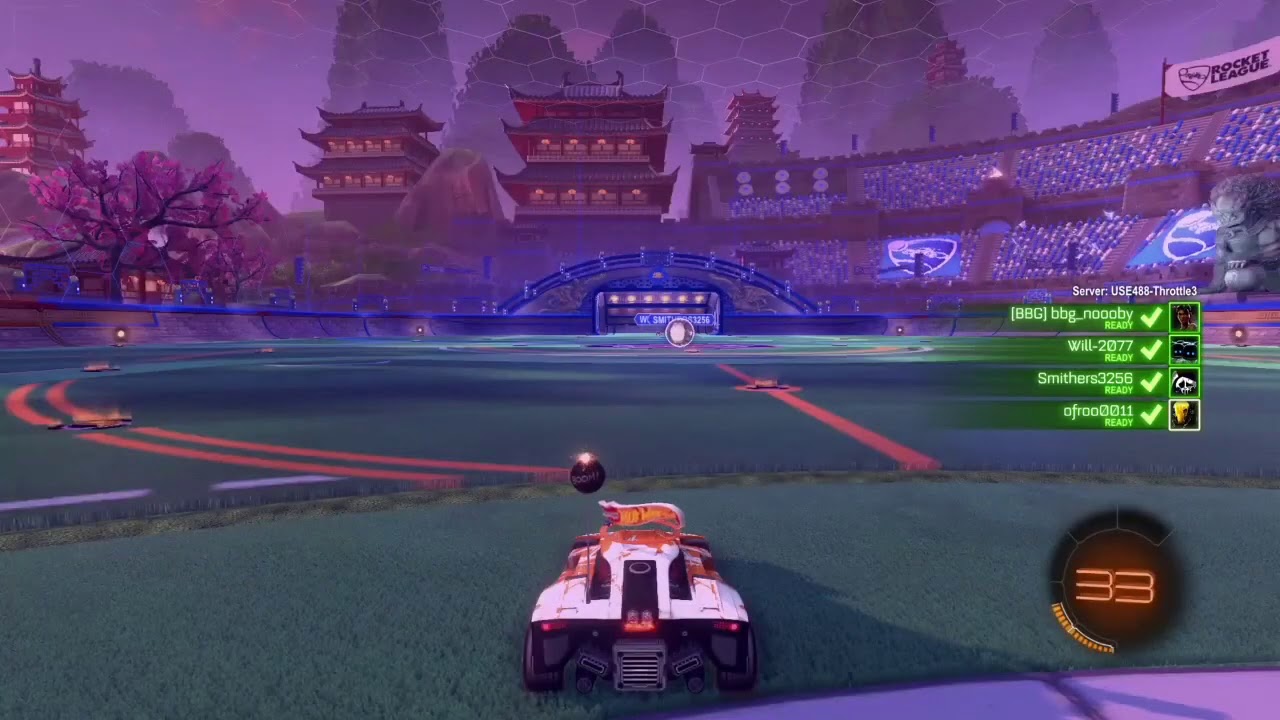 Playing rocket league with freinds YouTube