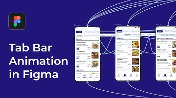 Food Delivery App (menu) Tab Bar Animation | Figma Tutorial