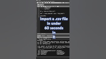 Import CSV files in under 60 secs | RStudio and readr