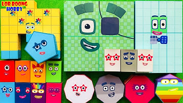 Meet Numberblocks NEW 486 Puzzle Tetris Shape| ASMR chirping of birds