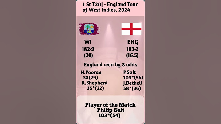 Philip Salt 103*(54) Vs West Indies | 1st T20 England Tour of West Indies,2024