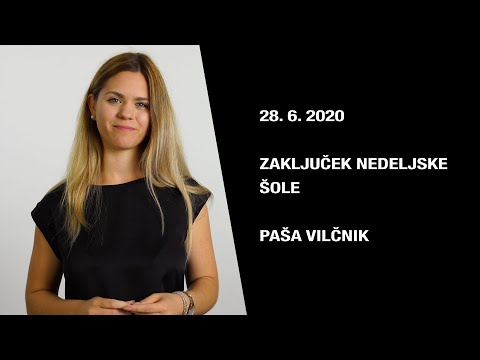 Zaključek nedeljske šole