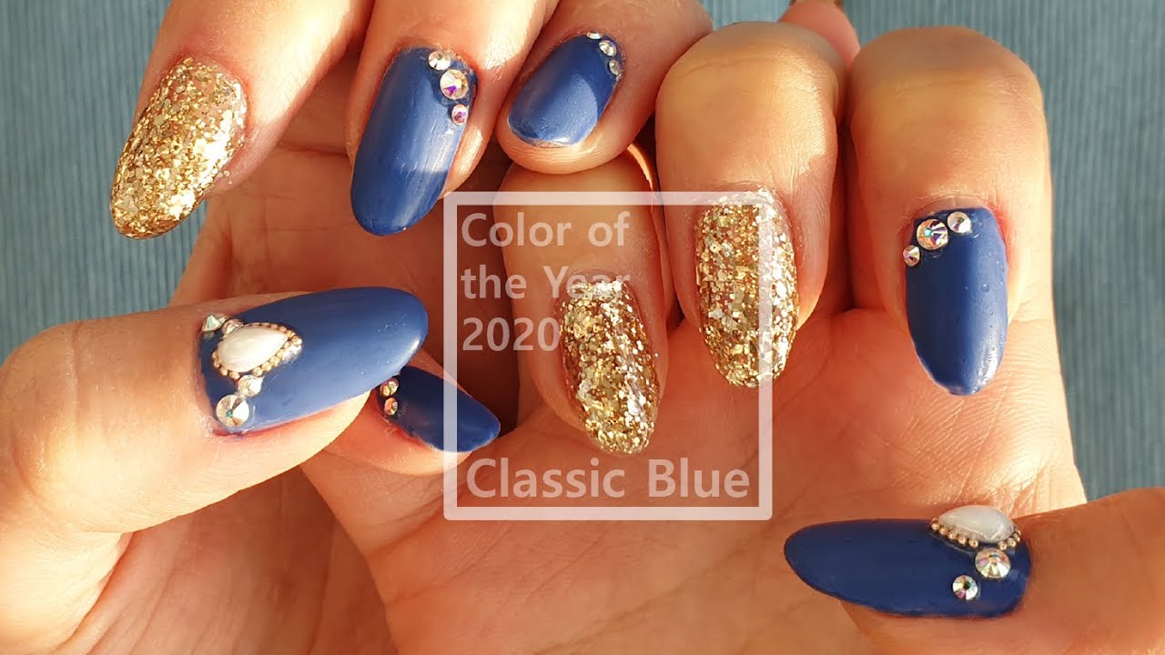 2. Light Blue and White Nail Design - wide 1