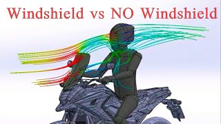 Windshield vs No Windshield Motorcycle