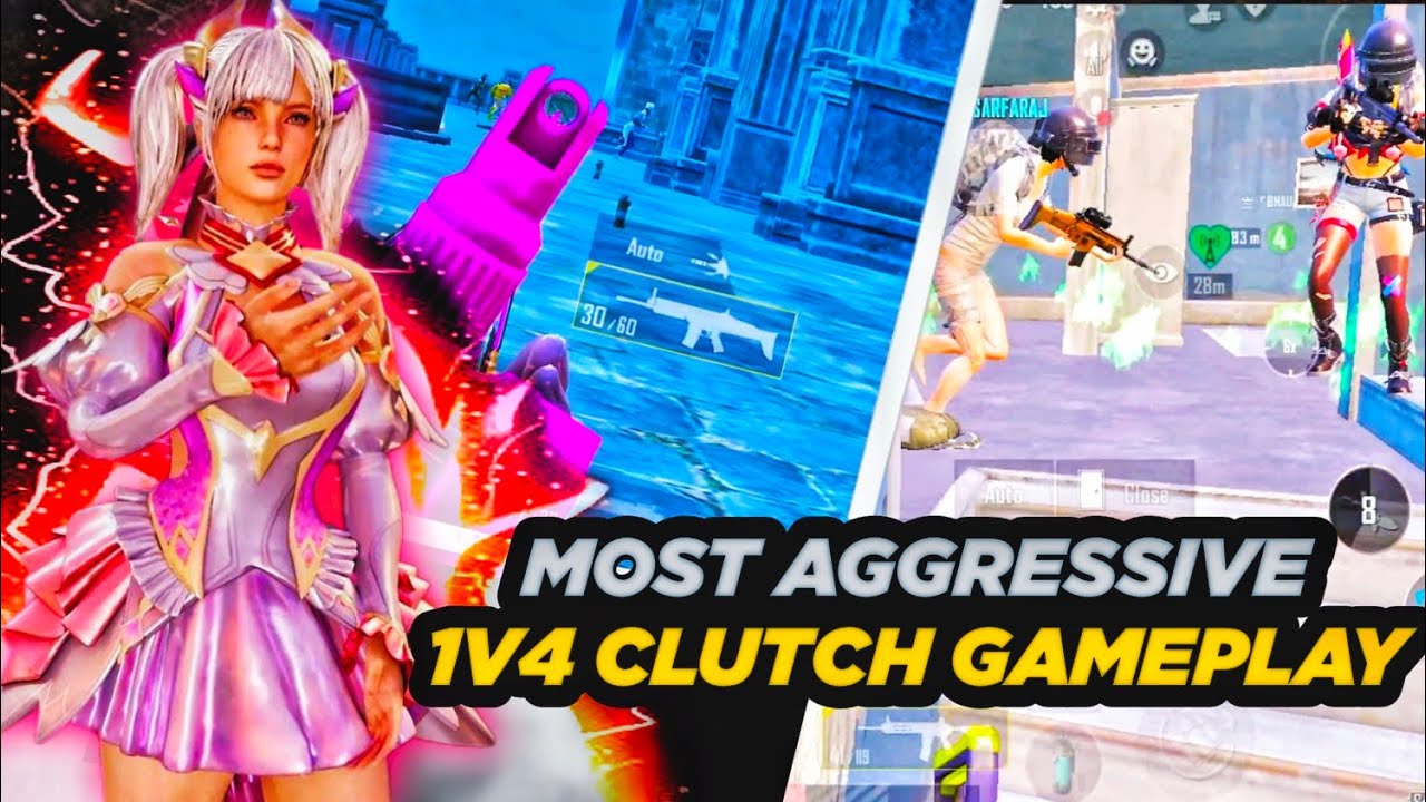 INSANE 1v4 Clutch Moment in BGMI 4.0 Update Gameplay - YouTube