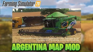Farming Simulator 20 Argentina Map Link || FS20 Map Mod || Fs 20 Apk Download 