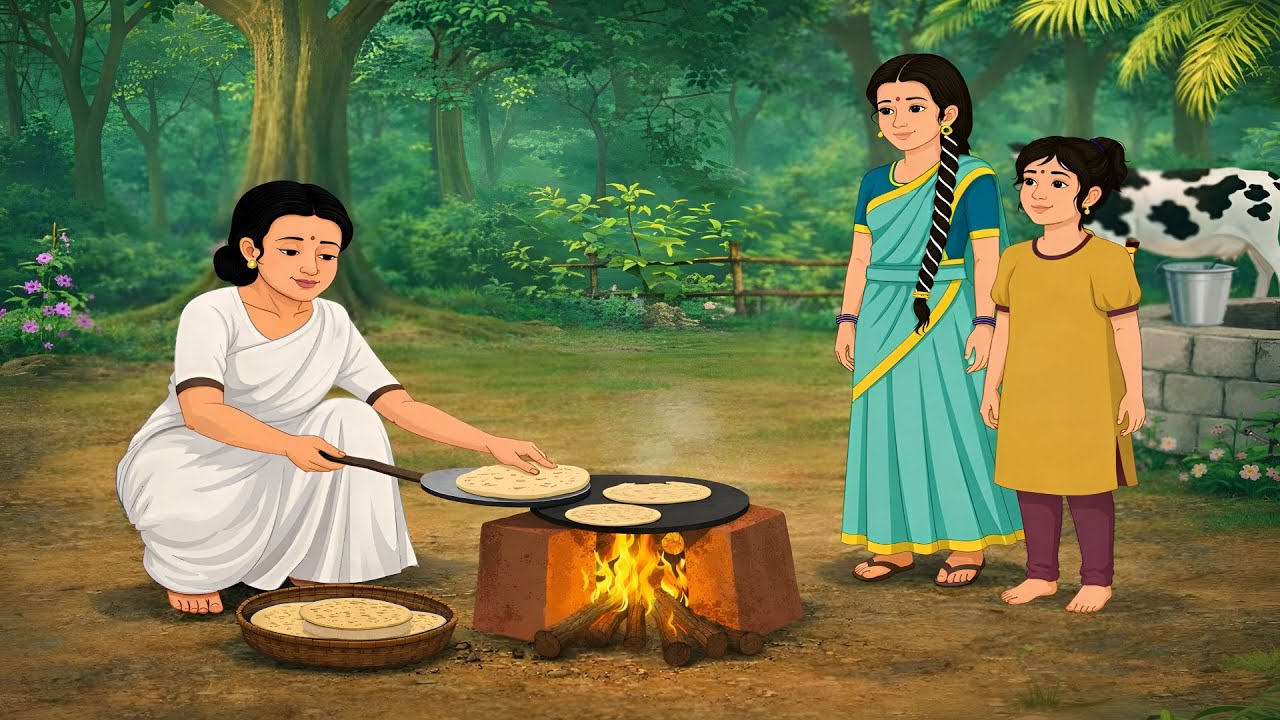 सौतेली माँ की साजिश और किस्मत का खेल | Hindi Stories | Cartoon story | Hindi Kahani | Moral Story