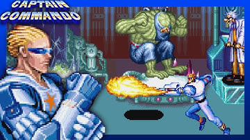 Captain Commando (Arcade) Stage 4 - CIRCUS CAMP | Playing With Captain Commando