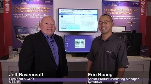 Synopsys & USB-IF Discuss USB Type-C, Power & Certification at IDF16 | Synopsys