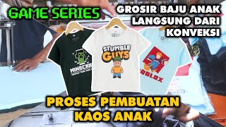 Pusat Grosir Pakaian Anak - Proses Produksi Kaos Anak Game Series by Yuki Official screenshot 5