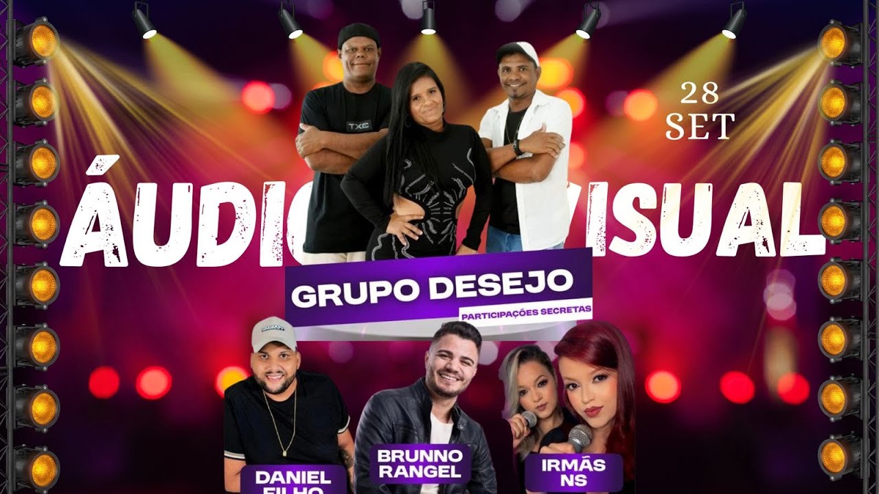AUDIO VISUAL DO GRUPO DESEJO AO VIVO - 28 - 09 = 2025 - TOBIAS BARRETO - SE