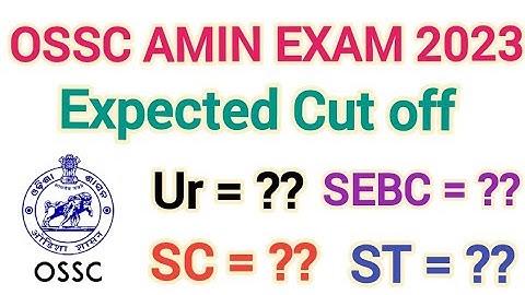 OSSC AMIN Expected Cut Off / Ossc amin good attempt / Ossc amin answer key / osssc peo /#osscamin