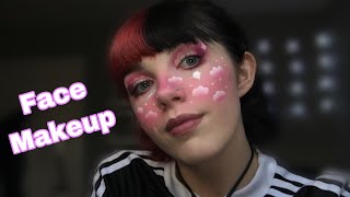 Soft Pink Cloud Face Makeup Tutorial