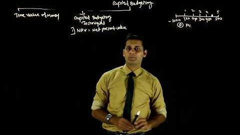 Net Present Value/CA IPCC (INTER) FM Video Lectures