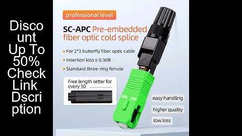 SAIVXIAN FTTH SC APC Single Mode SC UPC Fiber Optic Quick Connector FTTH Fiber Optic Fast Connector