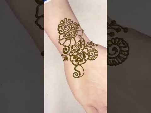 Easy And Simple Henna Design Easymehenditutorial Henna Hennadesign Shortvideo 