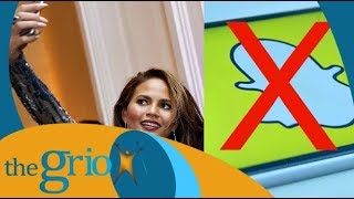 Chrissy Teigen explains why she quit Snapchat