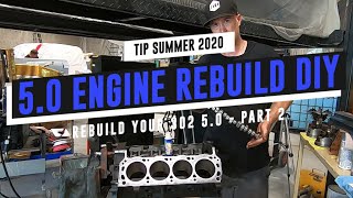 5.0 Shortblock Rebuild for my Foxbody. Do it Yourself with a Summit Racing Kit  Part 2 TIPS03E09