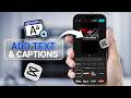 How to Add Text in CapCut iPhone | Add Captions in CapCut on iPhone