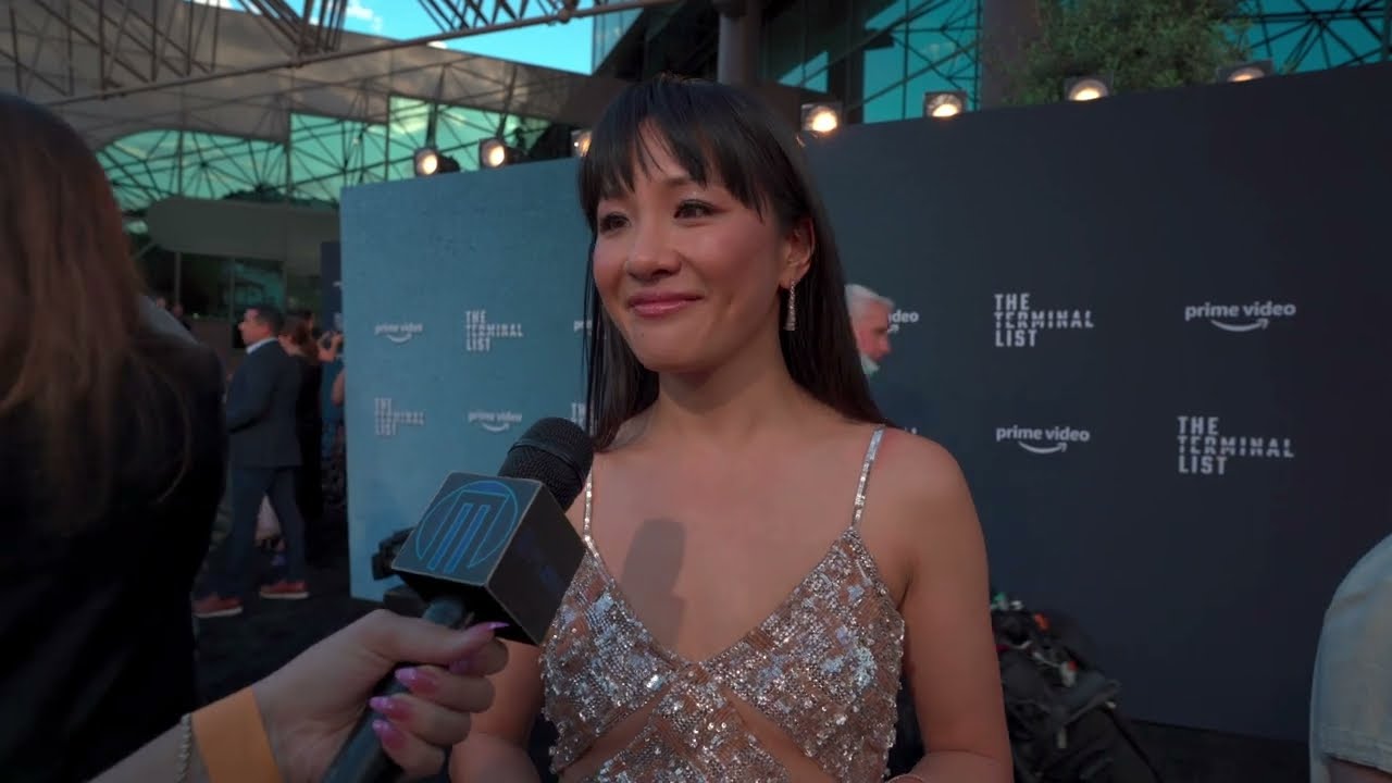 Constance Wu Talks Latest The Terminal List at Premiere
