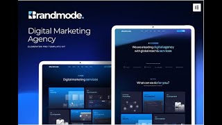 Brandmode Digital Marketing Agency Elementor Template Kit 2.99 Only